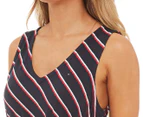 Tommy Hilfiger Women's Ariana Tie Stripe Dress - Masters Navy