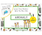 Crane Press Match & Learn ABC Animals Storybook/Puzzle Cards Set Kids/Toddler 2+