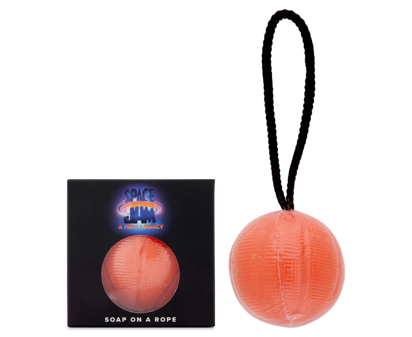 Space Jam Men's A New Legacy Basketball Soap Cleansing Ball/Bar On Rope 185g