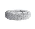 i.Pet Pet Bed Dog Cat 90cm Large Calming Soft Plush Light Charcoal