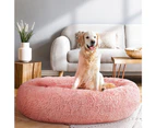 i.Pet Pet Bed Dog Cat 110cm Calming Extra Large Soft Plush Pink