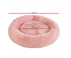 i.Pet Pet Bed Dog Cat 110cm Calming Extra Large Soft Plush Pink