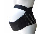 (XX-Large, Black) - Fittoo Maternity Belt Back Support Belly Band Pregnancy Belt Support Brace Abdominal Binder Waist Support