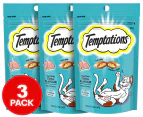 3 x Temptations Cat Treats Tempting Tuna 85g