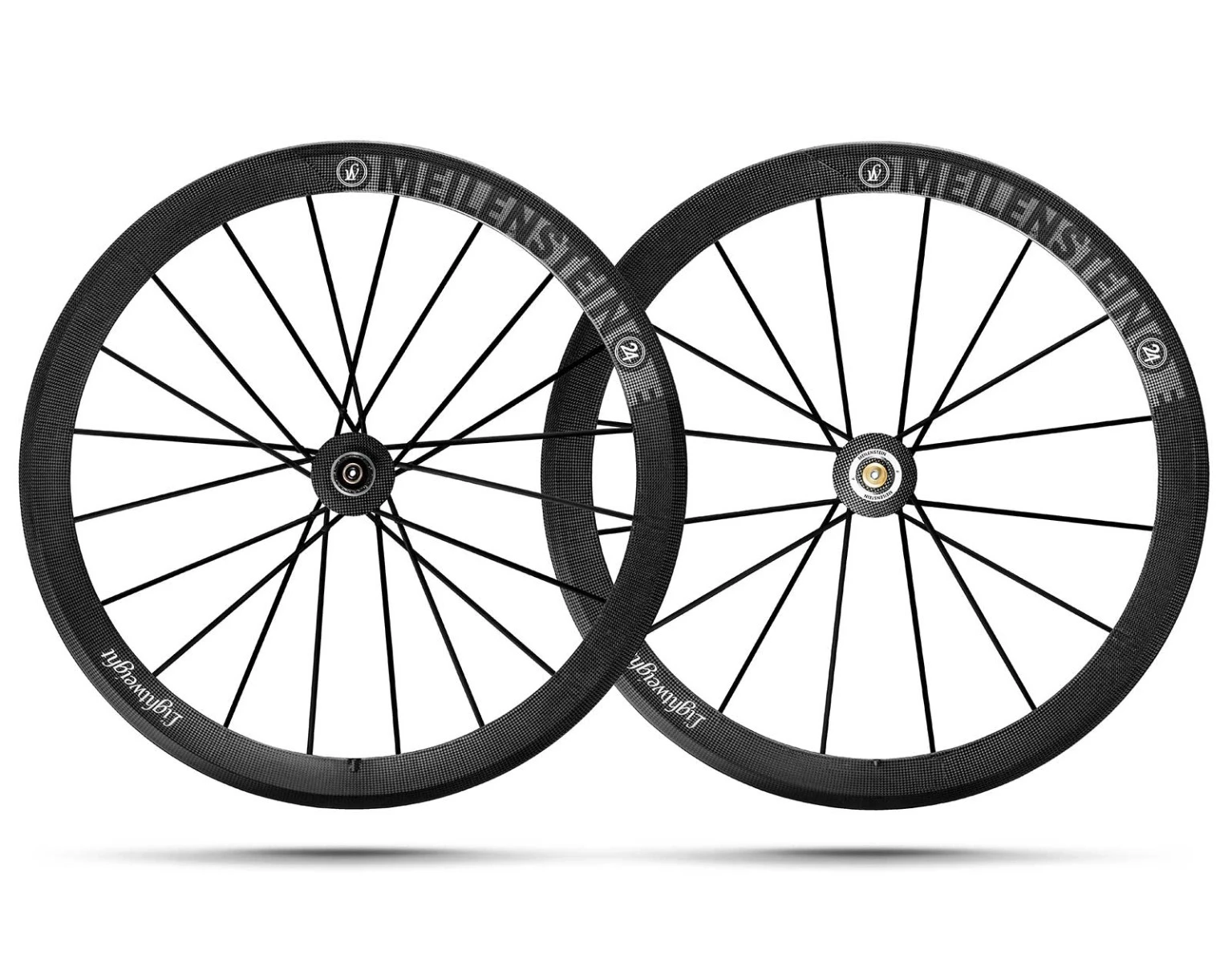 Lightweight Meilenstein Evo Disc Tubeless 24mm Wheelset (SRAM/XDR Freehub Body) - Black