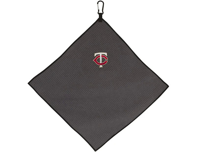 (Minnesota Twins) - Team Effort MLB 38cm x 38cm Grey Microfiber Towel