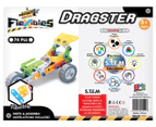 Construct-It 74-Piece Flexibles Dragster Building Kit