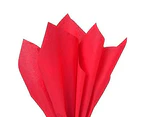500 Sheets Acid Free Tissue Paper 500x750mm 17gsm Red
