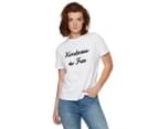 SASS Women's Lou Tee / T-Shirt / Tshirt - White 1