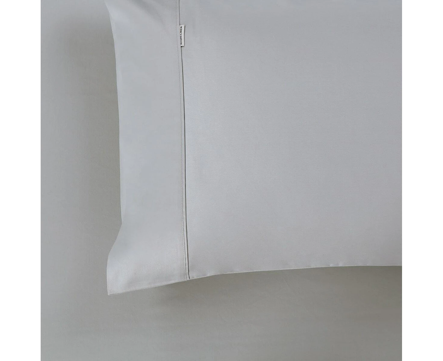 King Size Pillow Case - 400 Thread Count Silver