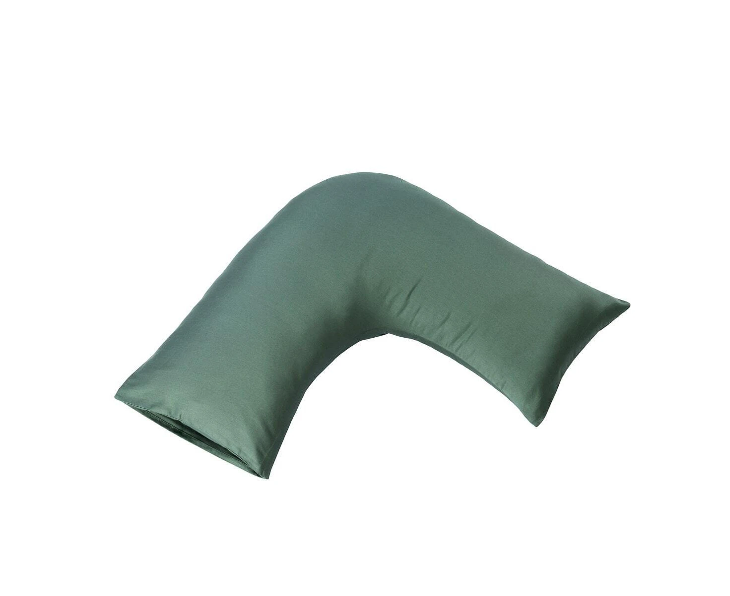 400 Thread Count Forest Green U-shaped Pillowcase