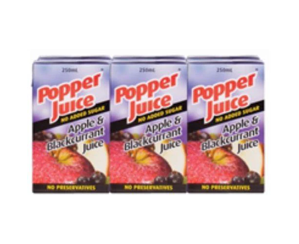 Juice Apple & Blackcurrant Popper 24 X 250Ml