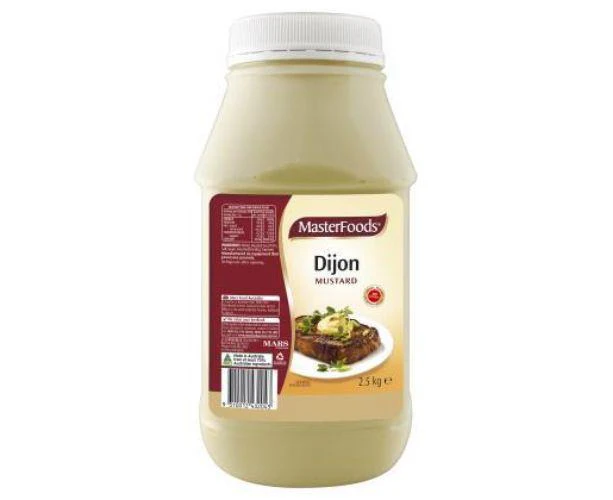 6 x Mustard Dijon Style 2.5 Kg Masterfood