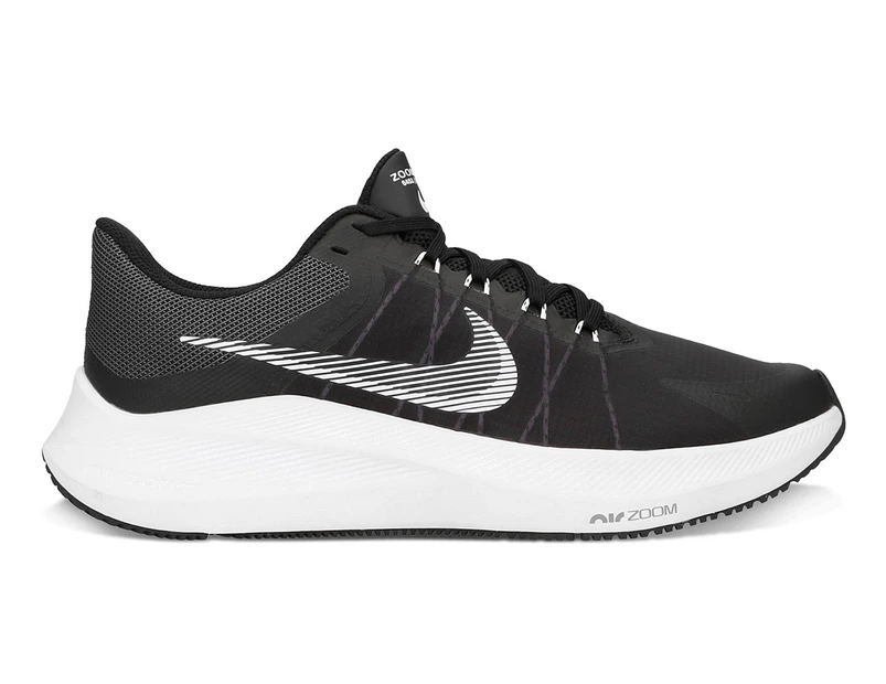Nike Women's Winflo 8 Running Shoes - Black/Dark Smoke Grey/White