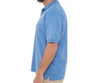 U.S. Polo Assn. Men's Big & Tall Camiseta Para Hombre Polo - Heather Blue