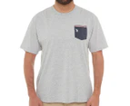 U.S. Polo Assn. Men's Big & Tall Camiseta Para Hombre Tee / T-Shirt / Tshirt - Heather Grey