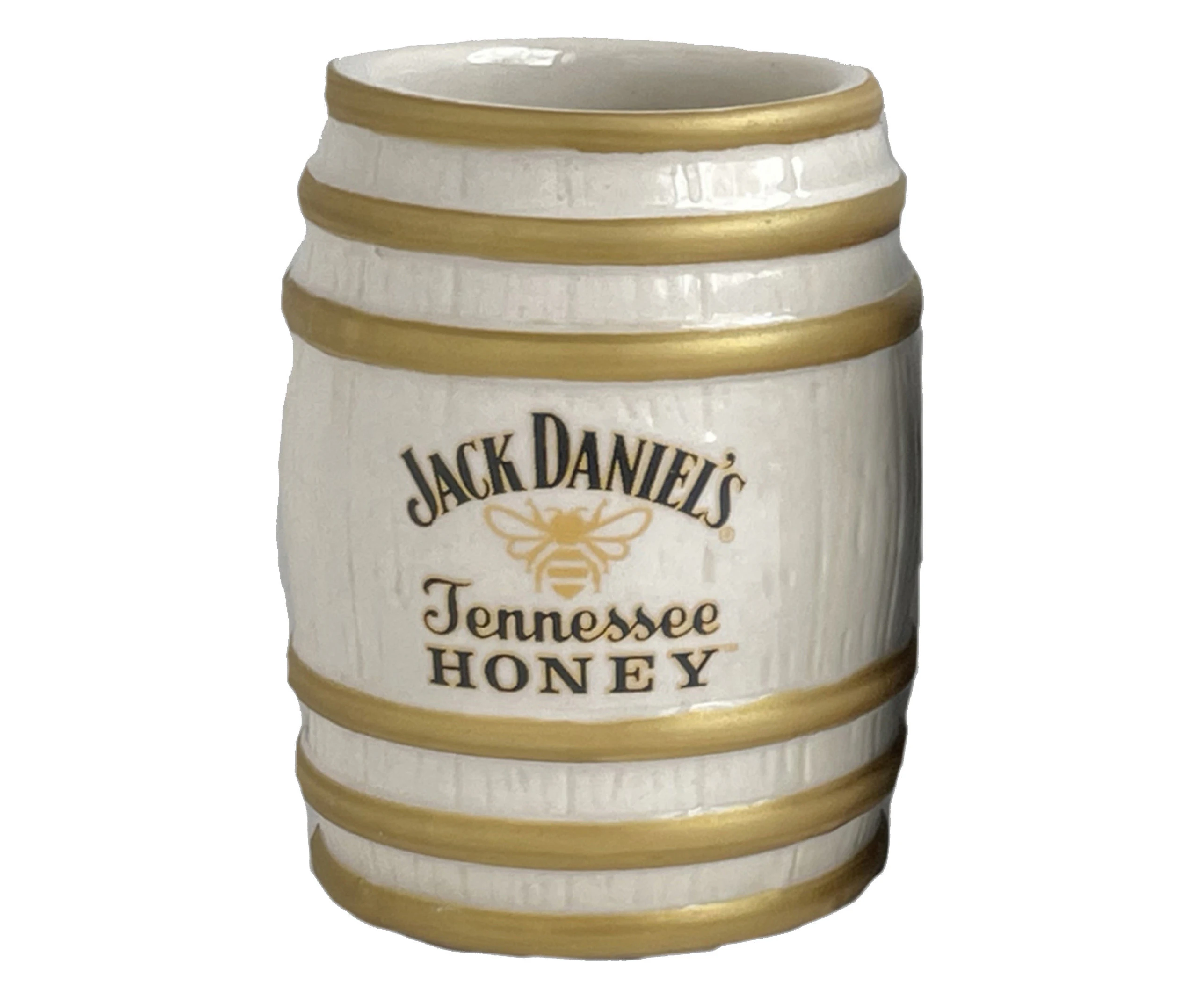 Jack Daniel's Tennessee Honey Barrel Ceramic Shot Glass