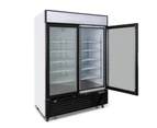 AG 1300 Litre Upright Double Glass Door Display Freezer AG-WS1300BTG Glass Door Freezers - Black