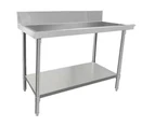 MixRite Stainless Steel Dishwasher Bench Outlet Wst7120L SM-WST7120L Dishwasher Tables and Sinks