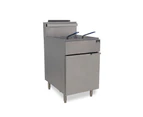 AG Commercial Gas Fryer - 5 Burner (Natural Gas) AG-AGGF-5-NG Standing Deep Fryers - Silver