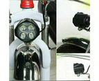 eBike Waterproof 24V 36V 48V LED Front Lamp Head Light for Scooter Tour Electric Bicycle