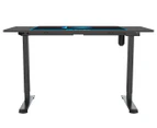 ONEX GDE1400SH Height Adjustable Electric Home Office Gaming Desk - Black/Blue