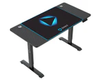 ONEX GDE1400SH Height Adjustable Electric Home Office Gaming Desk - Black/Blue