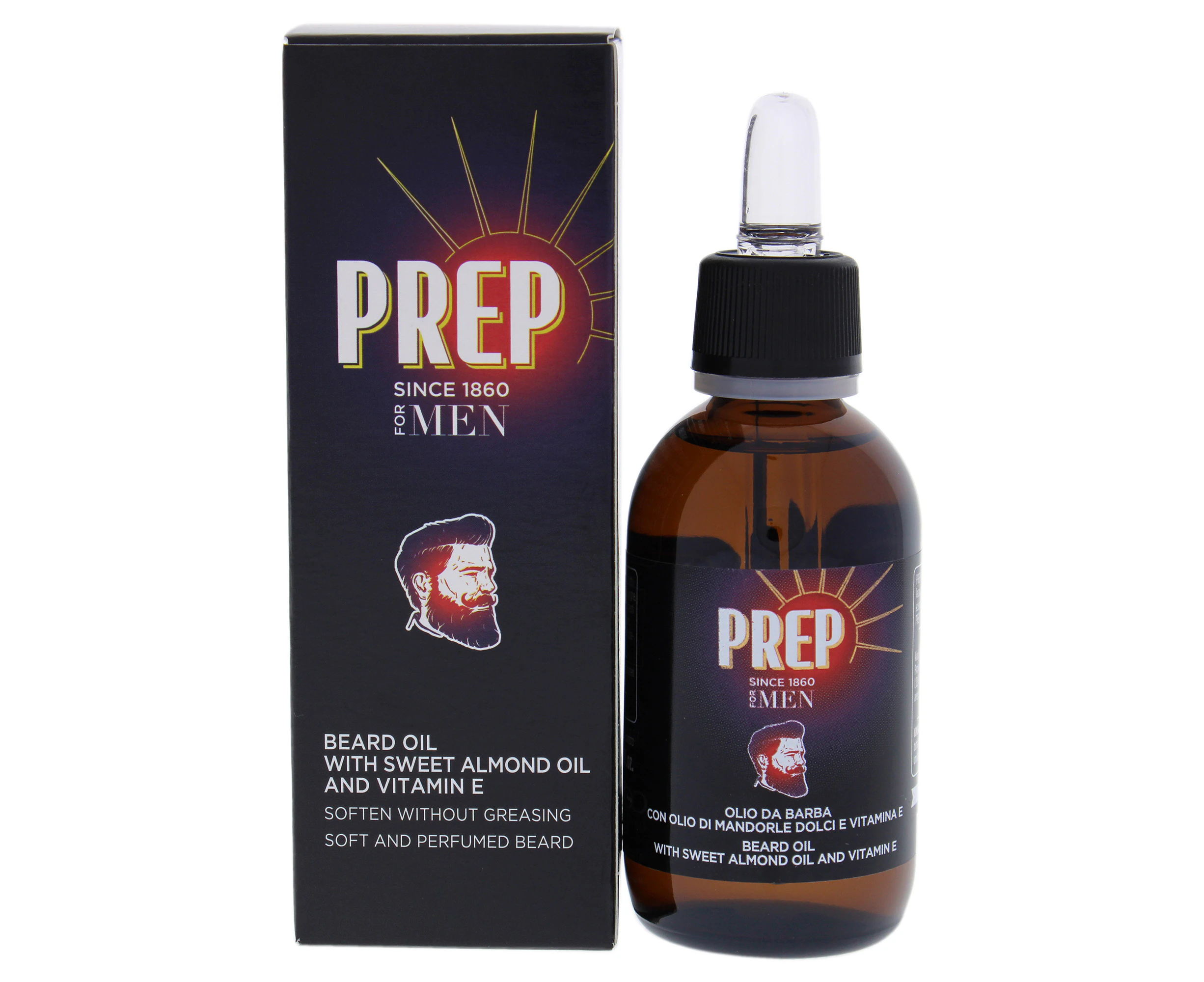 Beard Oil by Prep for Men - 1.7 oz Oil