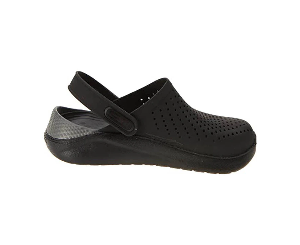 LookBook Adult Non-Slip Clog Soft-Soled Beach Shoes-Black Grey