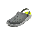 LookBook Adult Non-Slip Clog Soft-Soled Beach Shoes-Grey Green