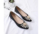 LookBook Women Flat Shoes Rhinestone Sparkly Comfort Slip Ons Shoes-Black3