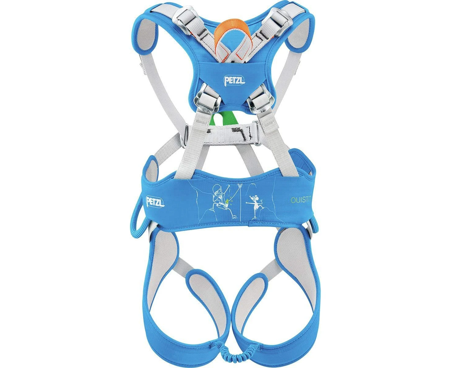 (methylblau, One Size) - Petzl - Ouistiti (Klettergurte)