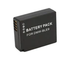 Inca DMW-BLE9 7.2v 800mAh Battery Panasonic DMW-BLG10E