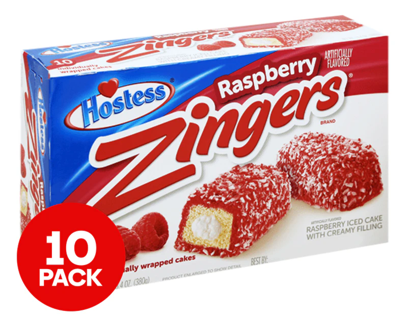 Hostess Zingers Multipack Raspberry 380g
