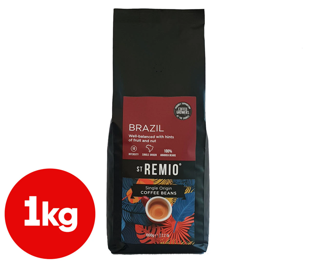 St Remio Brazil Single Origin Coffee Beans 1kg