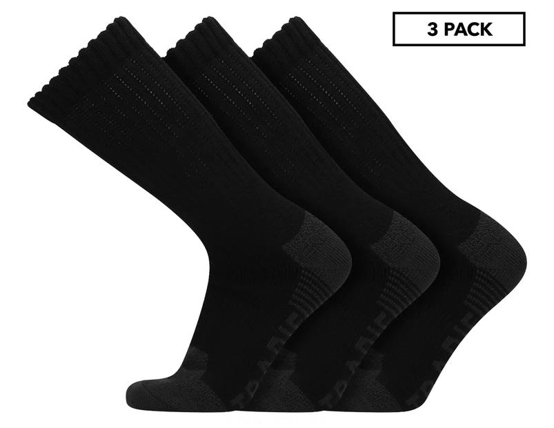 Tradie Men's Acrylic Work Socks 3-Pack - Black