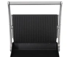 Roband Grill Station 6 slice, non stick with ribbed top plate RB-GSA610RT Panini Presses & Sandwich Grills - Silver