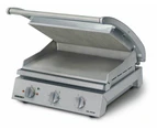 Roband Grill Station 8 slice, ribbed top plate RB-GSA810R Panini Presses & Sandwich Grills - Silver