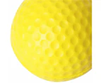 (Yellow,120pcs) - Smartlife15 Soft Indoor Outdoor Training Practise Golf Ball,8pcs