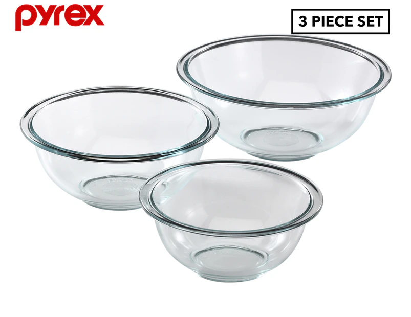 Pyrex 3-Piece Original Mixing Bowl Set