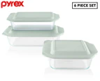 Pyrex 6-Piece Deep Dish Cookware Set