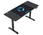 ONEX GDE1600DH Electric Height Adjustable Office Gaming Desk w/ Dual Motors - Black/Blue