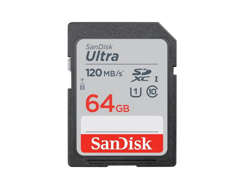 SANDISK SD64ULTRA-120   64Gb Sdxc Card 120Mb/S Class 10