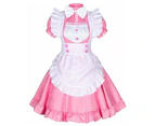 Catchcostume Girls Women Lolita Cosplay Pink Maid Dress