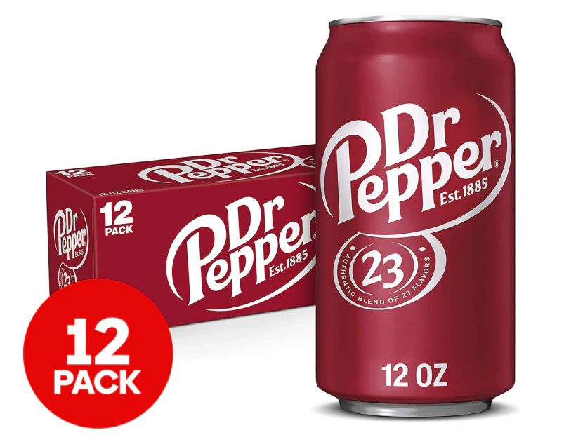 Dr Pepper Original 355ml 12 Pack