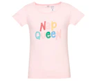 Gem Look Youth Girls' Nap Queen PJ Set / Pyjama Set / Sleep Set - Pink