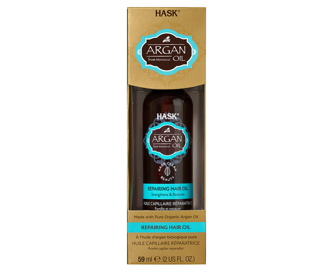 Target HASK Argan Oil from Morocco Repairing Shine Hair Oil - 59ml