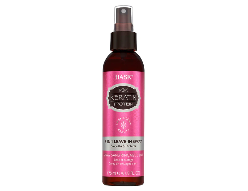 Hask Keratin Protein Smoothing Pro 5-In-1 Leave-In Spray 175ml