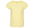 Polo Ralph Lauren Girls' Cotton Jersey Tee / T-Shirt / Tshirt - Banana Peel