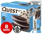 2 x Quest Protein Bar 4pk Cookies & Cream 60g 1